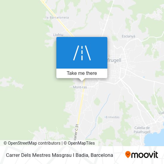 Carrer Dels Mestres Masgrau I Badia map
