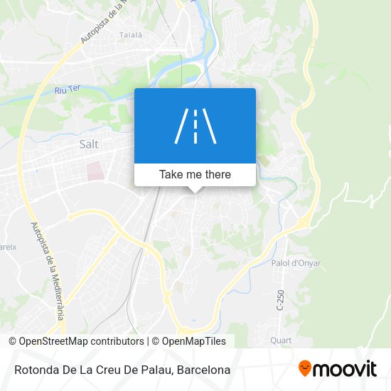 Rotonda De La Creu De Palau map