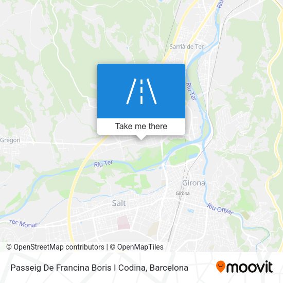 Passeig De Francina Boris I Codina map