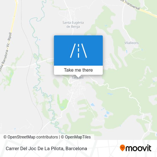 Carrer Del Joc De La Pilota map