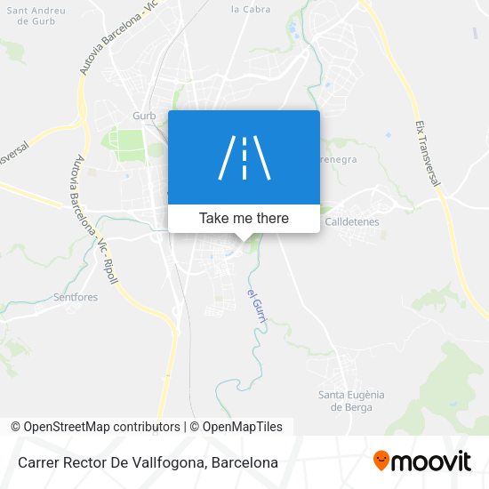 Carrer Rector De Vallfogona map