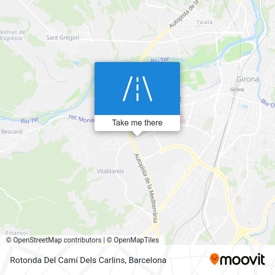 Rotonda Del Camí Dels Carlins map