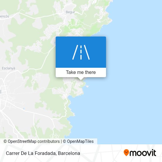 Carrer De La Foradada map