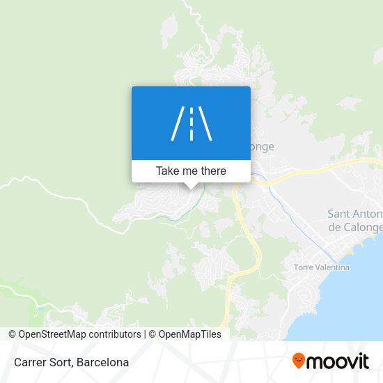 Carrer Sort map