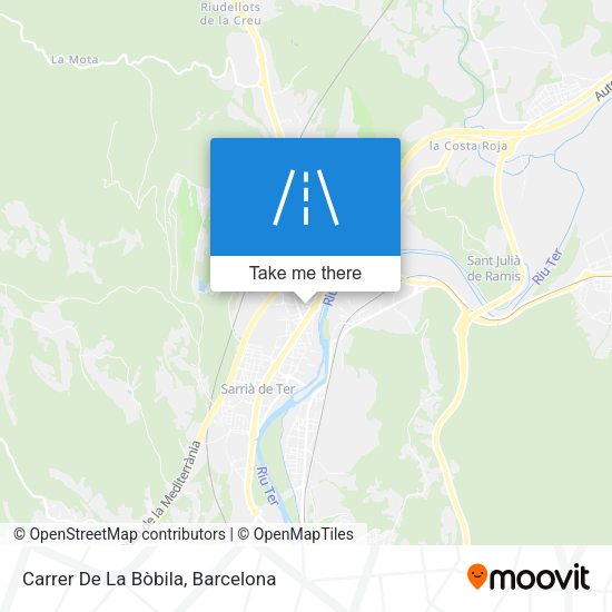 Carrer De La Bòbila map