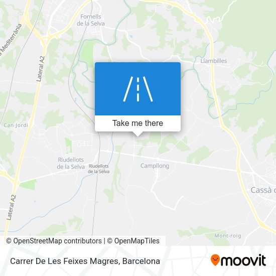 Carrer De Les Feixes Magres map