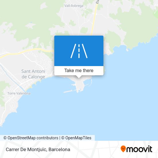 Carrer De Montjuïc map