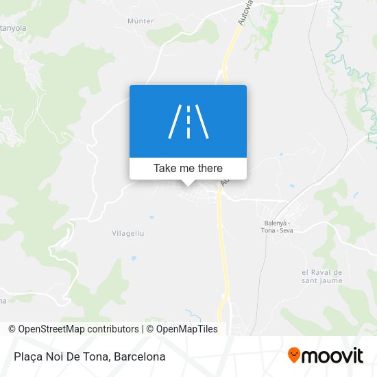 Plaça Noi De Tona map
