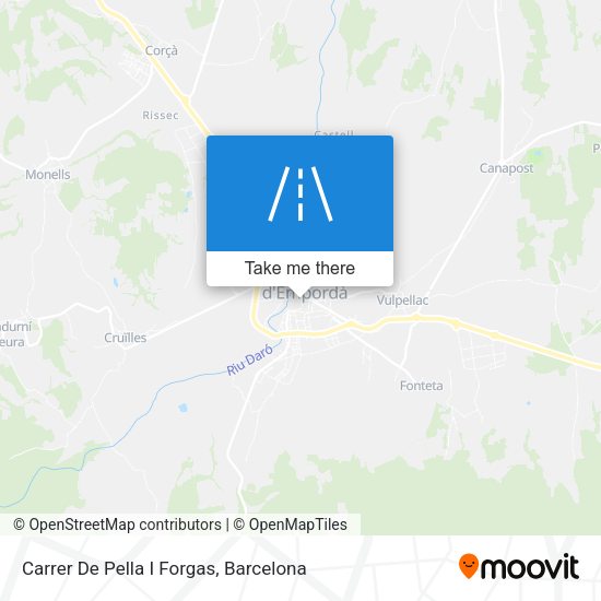 Carrer De Pella I Forgas map