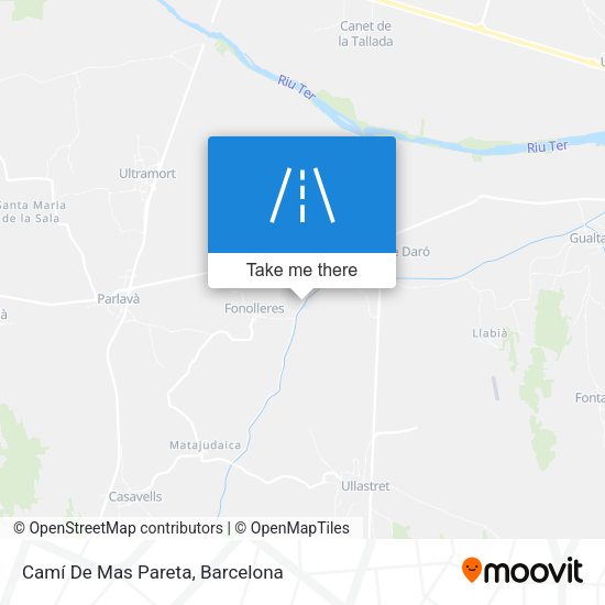 Camí De Mas Pareta map