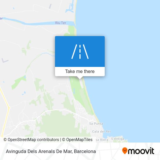 Avinguda Dels Arenals De Mar map