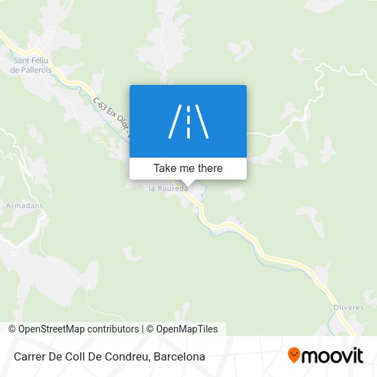 Carrer De Coll De Condreu map