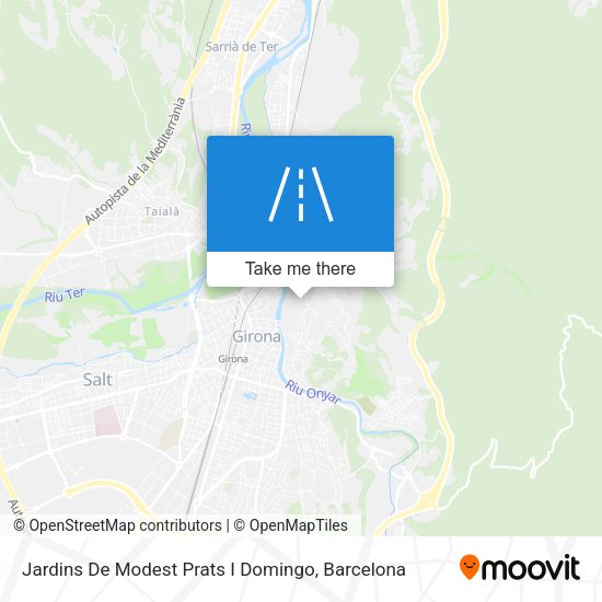 Jardins De Modest Prats I Domingo map