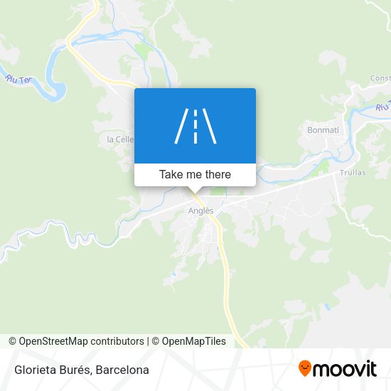 Glorieta Burés map