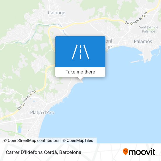 Carrer D'Ildefons Cerdà map