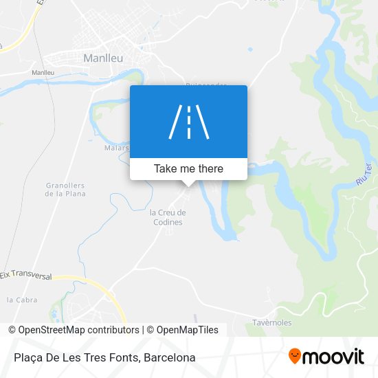 Plaça De Les Tres Fonts map