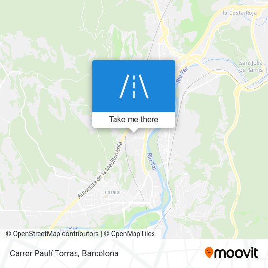 Carrer Paulí Torras map