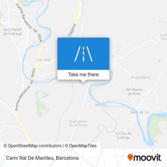 Camí Ral De Manlleu map
