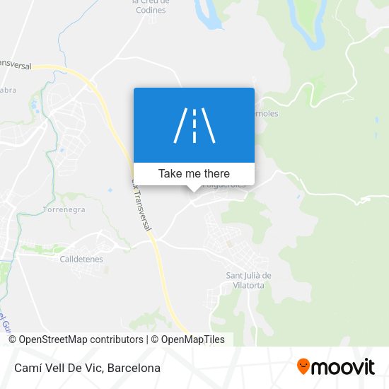 Camí Vell De Vic map