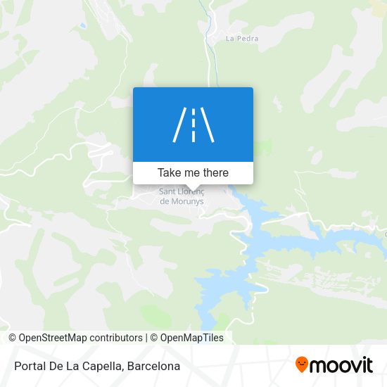 Portal De La Capella map