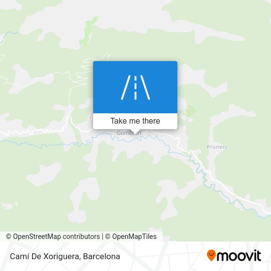 Camí De Xoriguera map