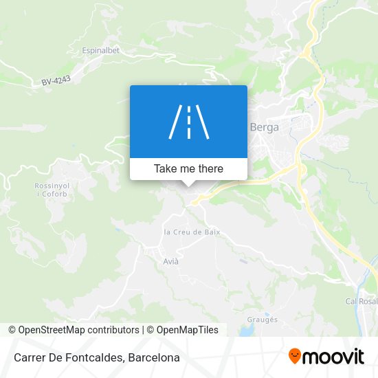 Carrer De Fontcaldes map