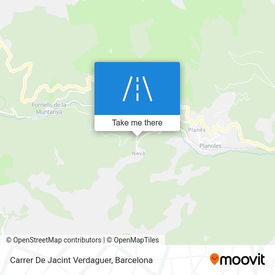 Carrer De Jacint Verdaguer map