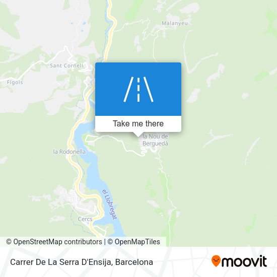 Carrer De La Serra D'Ensija map