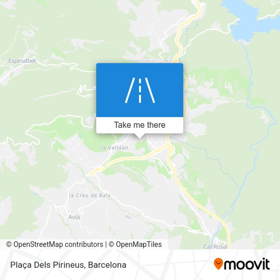 Plaça Dels Pirineus map