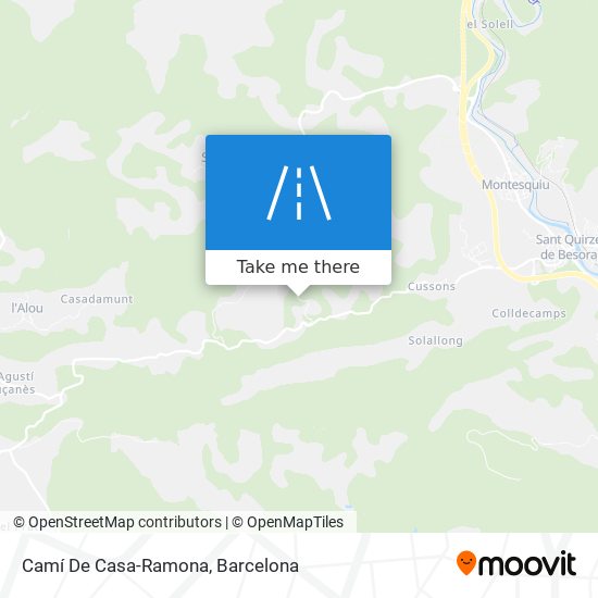 Camí De Casa-Ramona map