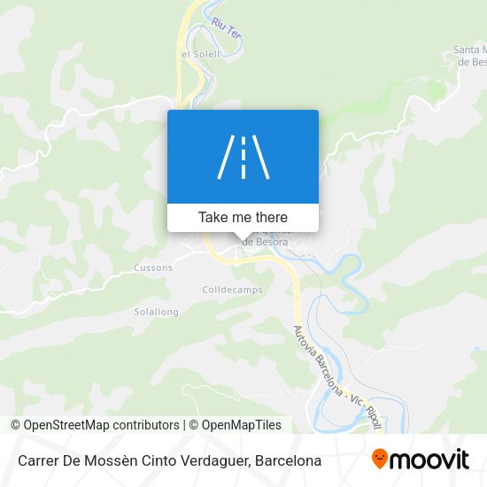 Carrer De Mossèn Cinto Verdaguer map
