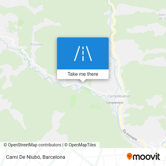Camí De Niubó map