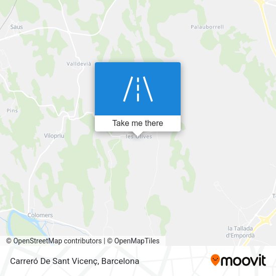 Carreró De Sant Vicenç map