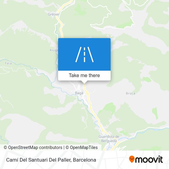 Camí Del Santuari Del Paller map