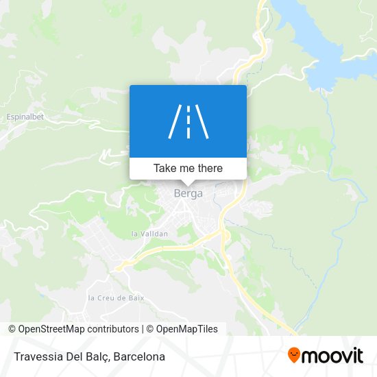 Travessia Del Balç map