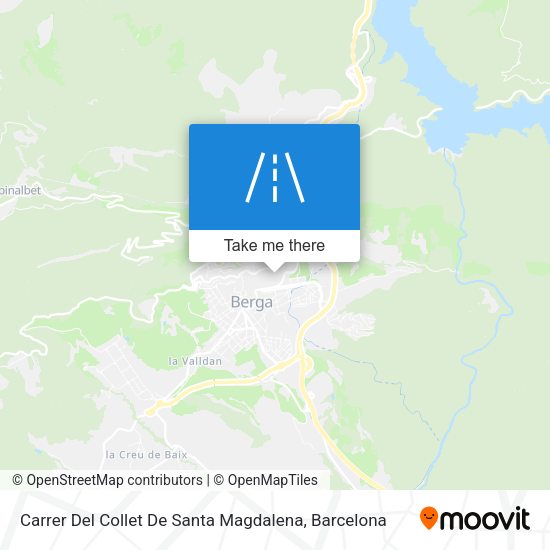 Carrer Del Collet De Santa Magdalena map