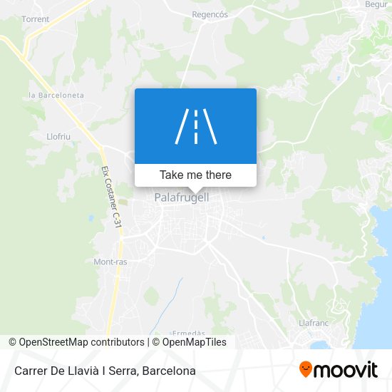 Carrer De Llavià I Serra map