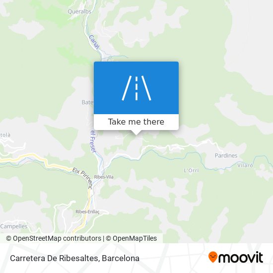 Carretera De Ribesaltes map