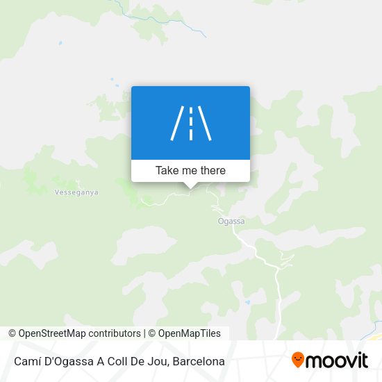 Camí D'Ogassa A Coll De Jou map