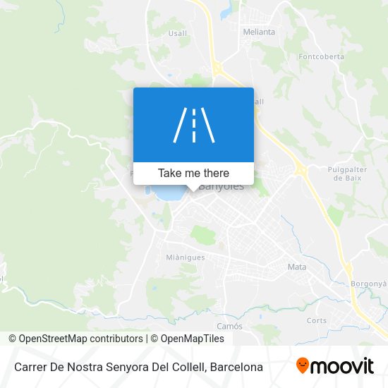 Carrer De Nostra Senyora Del Collell map
