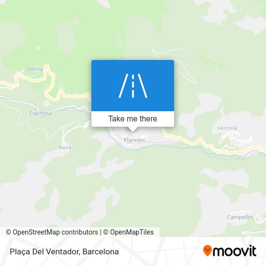 Plaça Del Ventador map