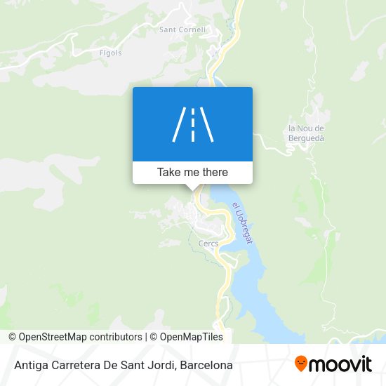 Antiga Carretera De Sant Jordi map
