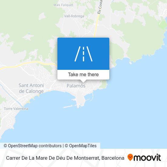 Carrer De La Mare De Déu De Montserrat map