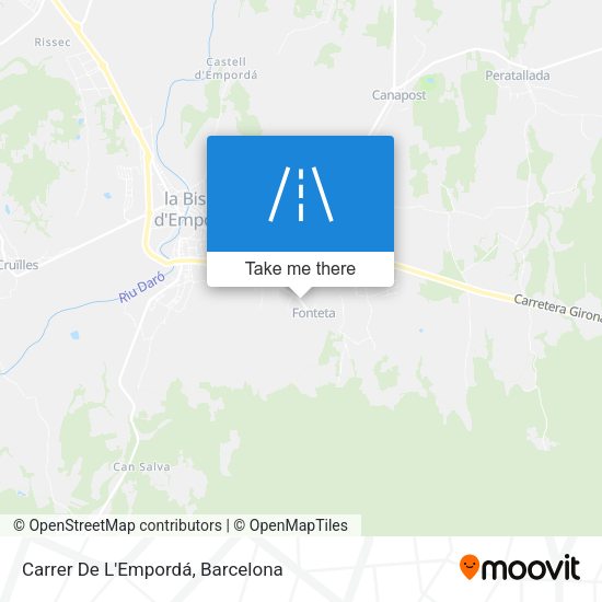 Carrer De L'Empordá map