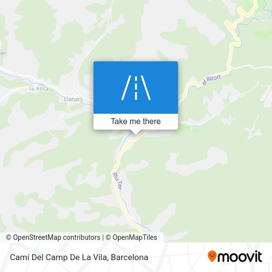 Camí Del Camp De La Vila map