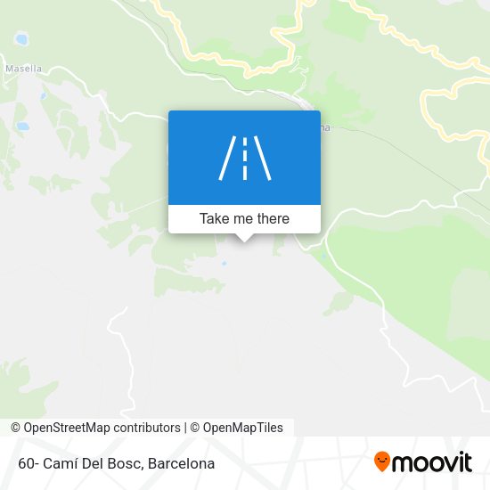 60- Camí Del Bosc map