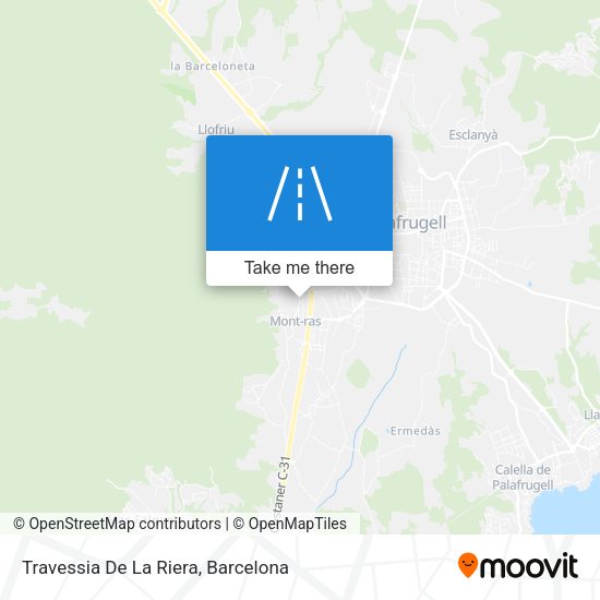 Travessia De La Riera map