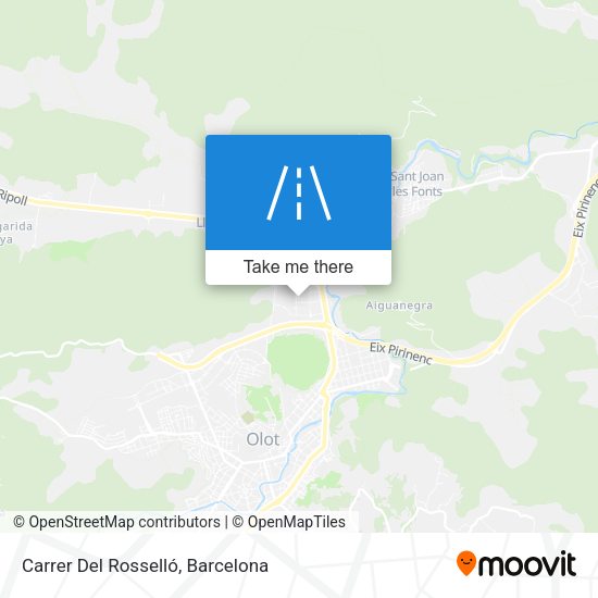 Carrer Del Rosselló map
