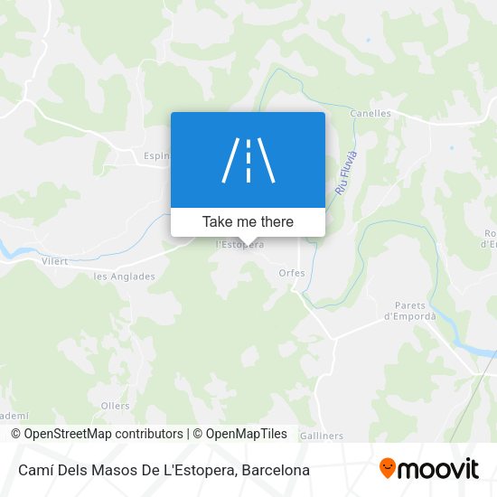 Camí Dels Masos De L'Estopera map