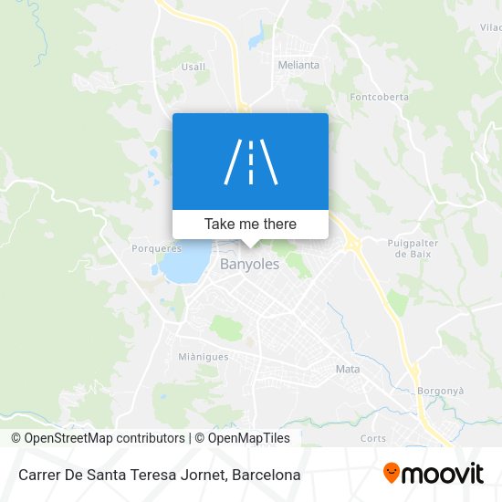 Carrer De Santa Teresa Jornet map